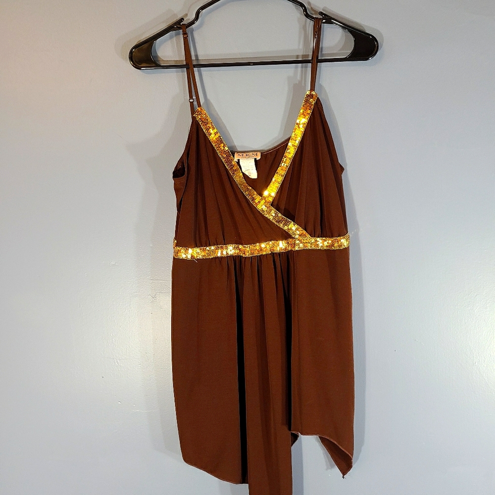 MKM sequin shark bite blouse - Picture 1 of 4